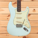 Fender Custom Shop Limited 1964 Stratocaster Journeyman Relic electric guitar Sonic Blue with single-coil pickups
