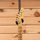 Fender Custom Shop Limited Mischief Maker Heavy Relic electric guitar Aged Black Over Pink Paisley with maple neck