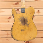 Fender Custom Shop 1950s C Wah Pine Esquire electric guitar Nocaster Blonde heavy relic with single-coil pickups