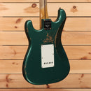 Fender Custom Shop Limited 1956 Stratocaster electric guitar Aged Sherwood Green heavy relic with white pickguard