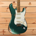Fender Custom Shop Limited 1956 Stratocaster heavy relic electric guitar Aged Sherwood Green with maple neck