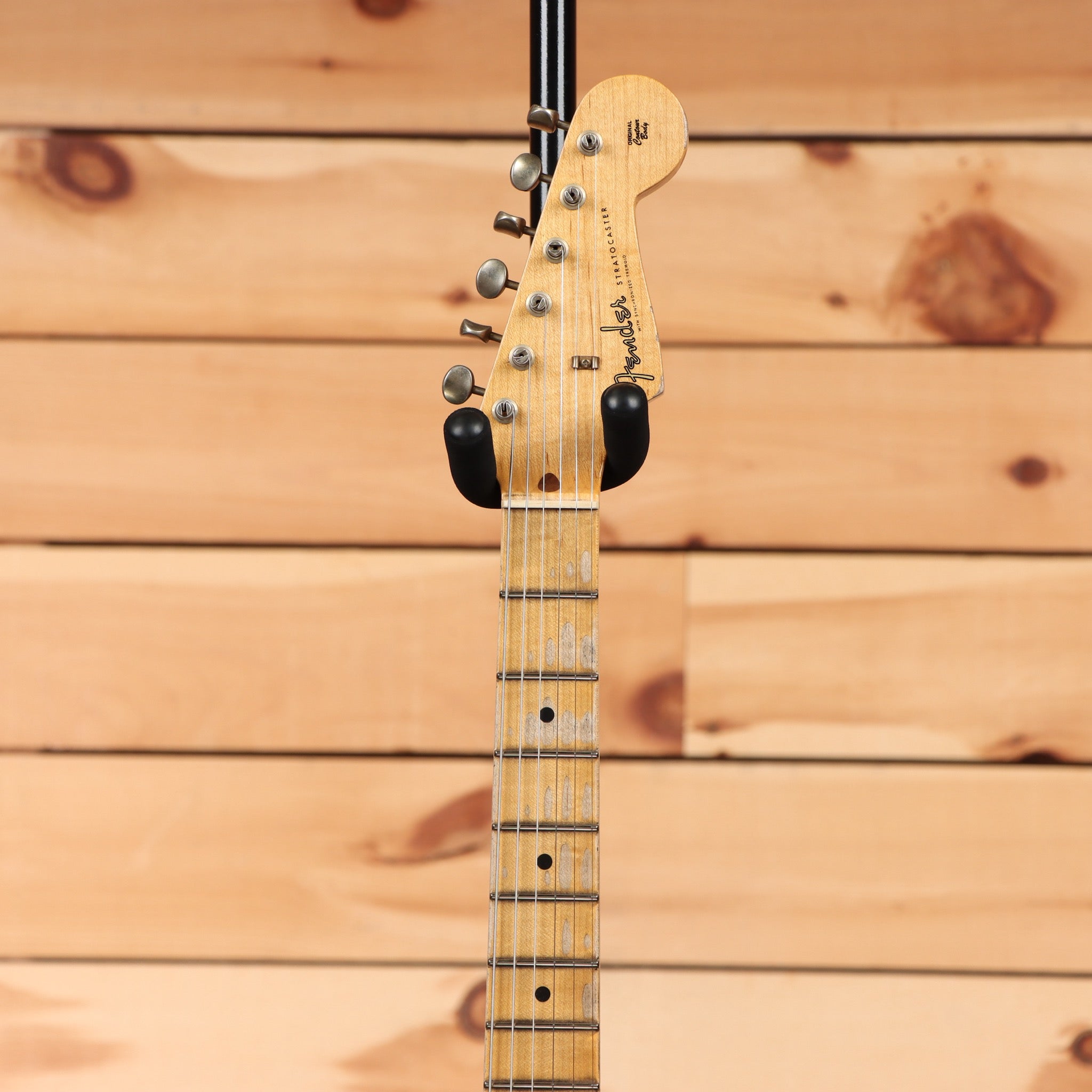 Fender Custom Shop Limited 1956 Stratocaster heavy relic electric guitar Aged Sherwood Green with maple neck