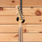 Fender Custom Shop Limited Mischief Maker Heavy Relic electric guitar aged black over pink paisley with maple neck