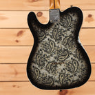 Fender Custom Shop Limited Dual P90 Telecaster electric guitar Black Paisley relic aged with paisley pickguard