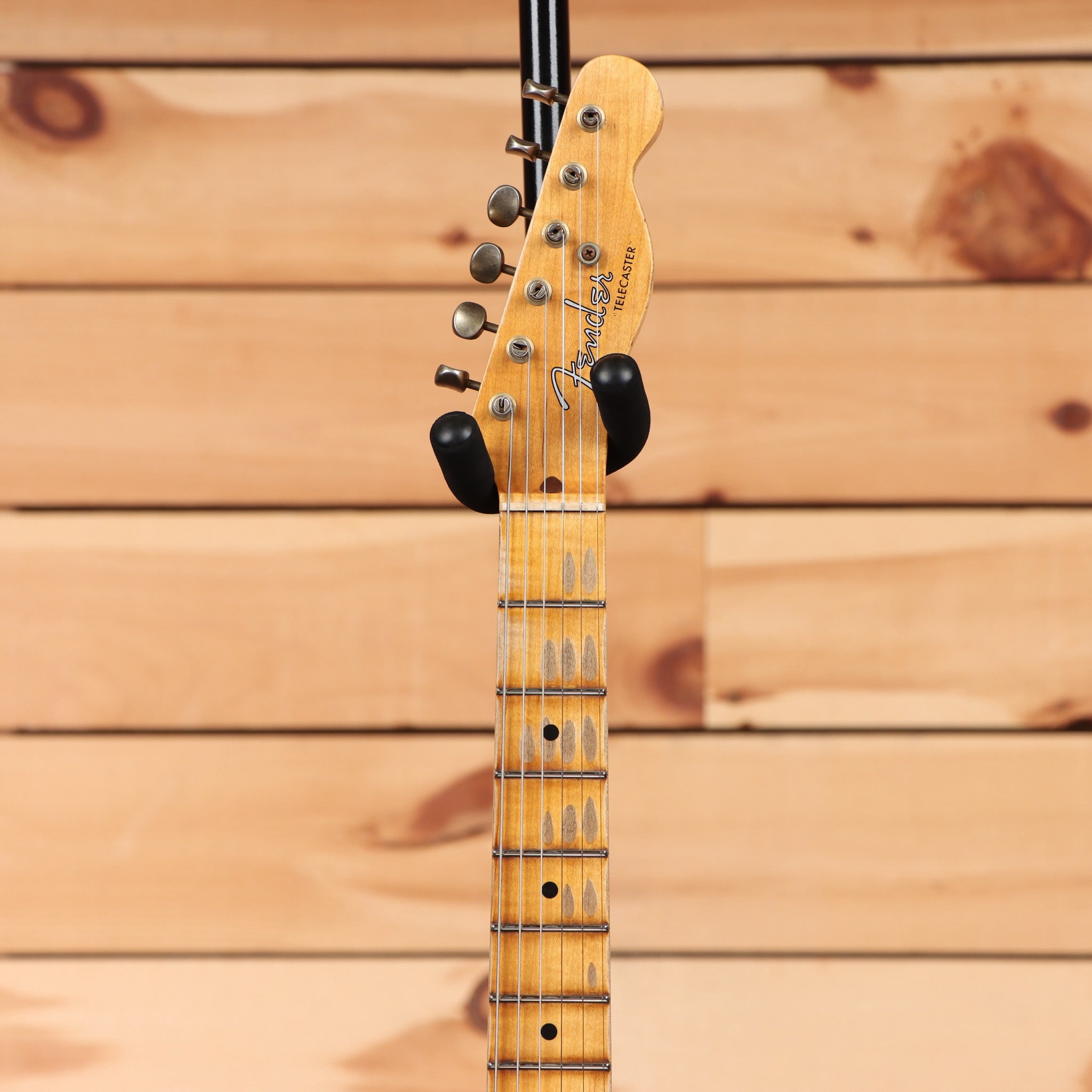 Fender Custom Shop Limited Dual P90 Telecaster electric guitar Black Paisley Relic aged finish with maple neck