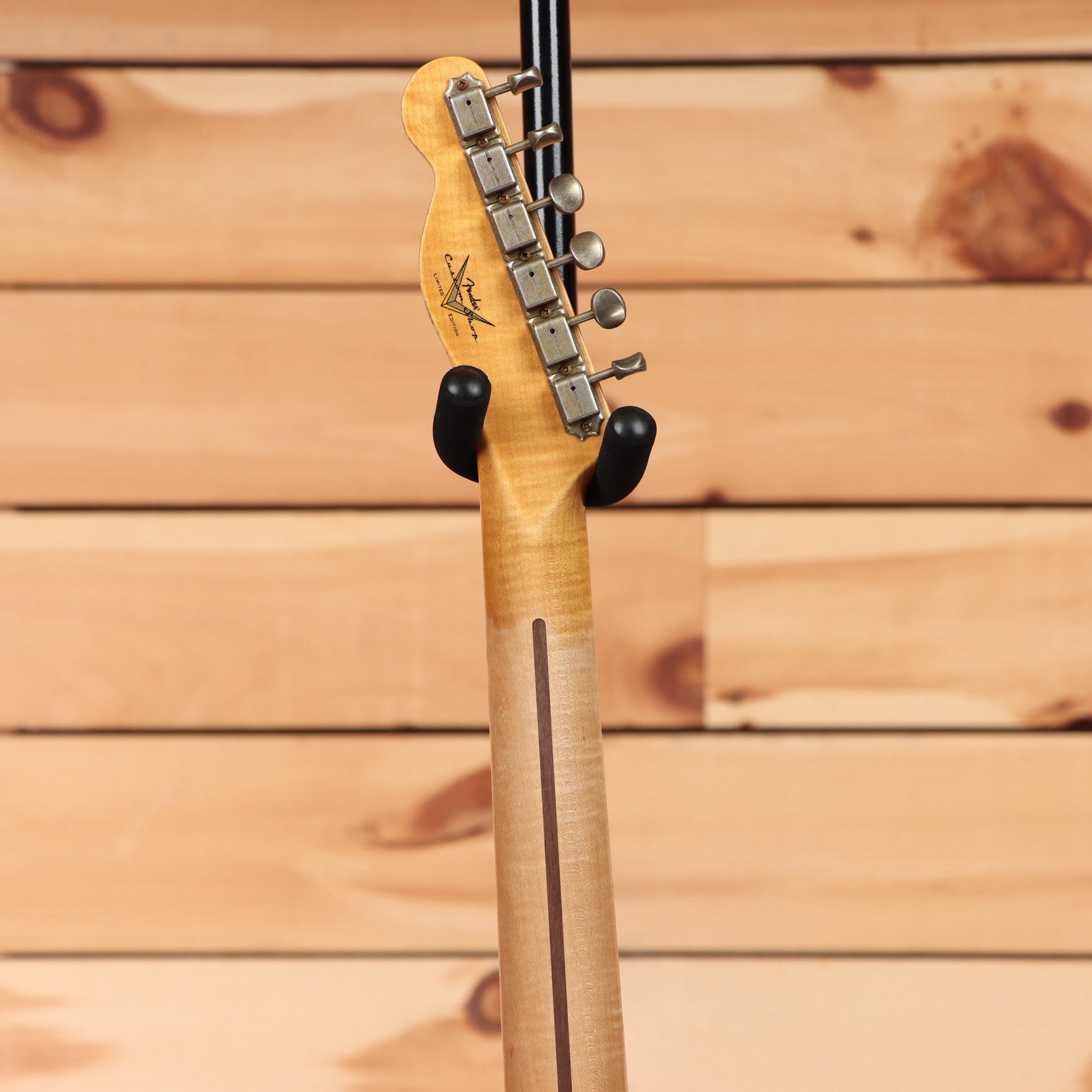Fender Custom Shop Limited Dual P90 Telecaster electric guitar Black Paisley Relic with maple neck