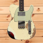 Fender Custom Shop Limited Cunife Telecaster Custom heavy relic electric guitar aged vintage white with single-coil pickups