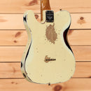 Fender Custom Shop Limited Cunife Telecaster Custom heavy relic aged vintage white electric guitar with single-coil pickups