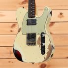 Fender Custom Shop Limited Cunife Telecaster Custom heavy relic electric guitar aged vintage white with humbucker pickup