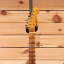 Fender Custom Shop 1957 Stratocaster heavy relic electric guitar aged surf green with maple neck