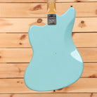 Fender Custom Shop Limited 1959 250K Jazzmaster Journeyman electric guitar Daphne Blue with vintage offset body and maple neck