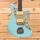 Fender Custom Shop Limited 1959 250K Jazzmaster Journeyman electric guitar Daphne Blue with dual single-coil pickups