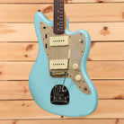 Fender Custom Shop Limited 1959 250K Jazzmaster Journeyman electric guitar Daphne Blue with cream single-coil pickups