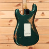 Fender Custom Shop Limited 1964 L-Series Stratocaster Heavy Relic - Aged Sherwood Green Metallic