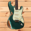 Fender Custom Shop Limited 1964 L-Series Stratocaster Heavy Relic - Aged Sherwood Green Metallic