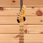 Fender Custom Shop Limited 1965 Telecaster Custom heavy relic electric guitar aged black over 3-tone sunburst with maple neck