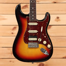 Fender Custom Shop Limited 1967 HSS Stratocaster Journeyman Relic 3-Color Sunburst electric guitar with tortoiseshell pickguard