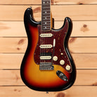 Fender Custom Shop Limited 1967 HSS Stratocaster Journeyman Relic 3-Color Sunburst electric guitar with tortoiseshell pickguard