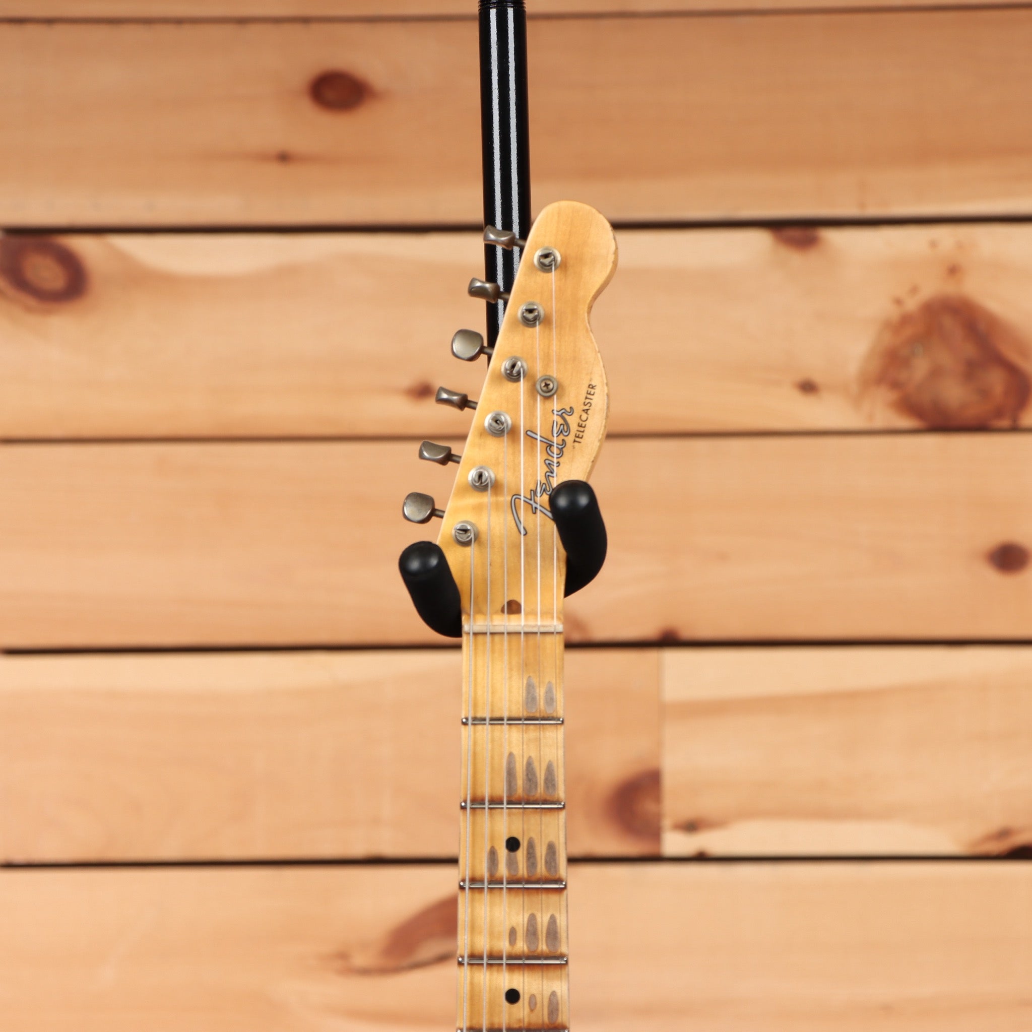Fender Custom Shop Limited Dual P90 Telecaster electric guitar Black Paisley relic with maple neck and P90 pickups
