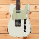 Fender Custom Shop Limited 1960 Telecaster Relic electric guitar Olympic White with single-coil pickups