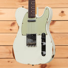 Fender Custom Shop Limited 1960 Telecaster Relic electric guitar Olympic White with single-coil pickups