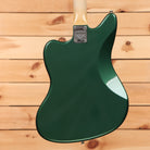 Fender Custom Shop Limited 1962 Jaguar electric guitar Aged Sherwood Green Metallic closet classic with single-coil pickups