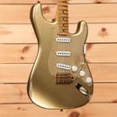 Fender Custom Shop Limited 1955 Bone Tone Stratocaster relic electric guitar aged Hale Gold with single-coil pickups