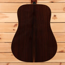 Gallagher Bluegrass Bell dreadnought acoustic guitar natural finish with center seam detail