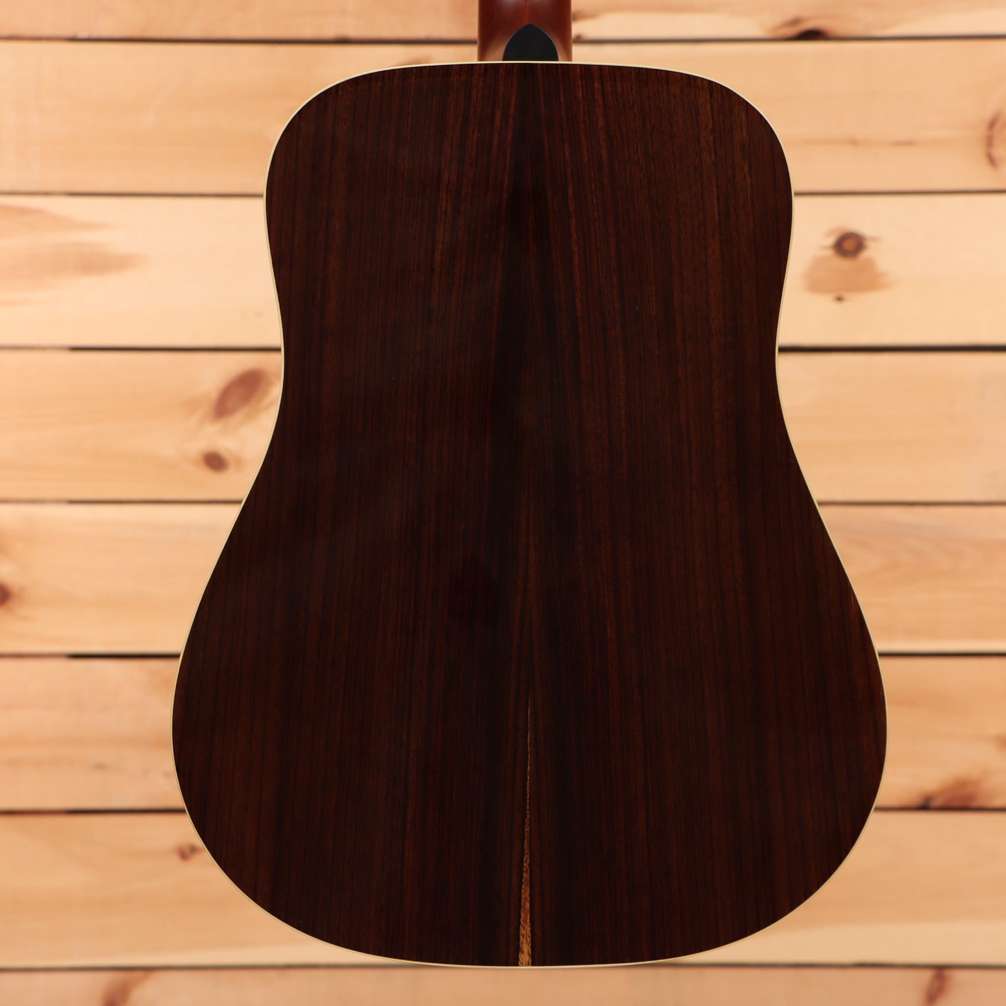 Gallagher Bluegrass Bell dreadnought acoustic guitar natural finish with center seam detail