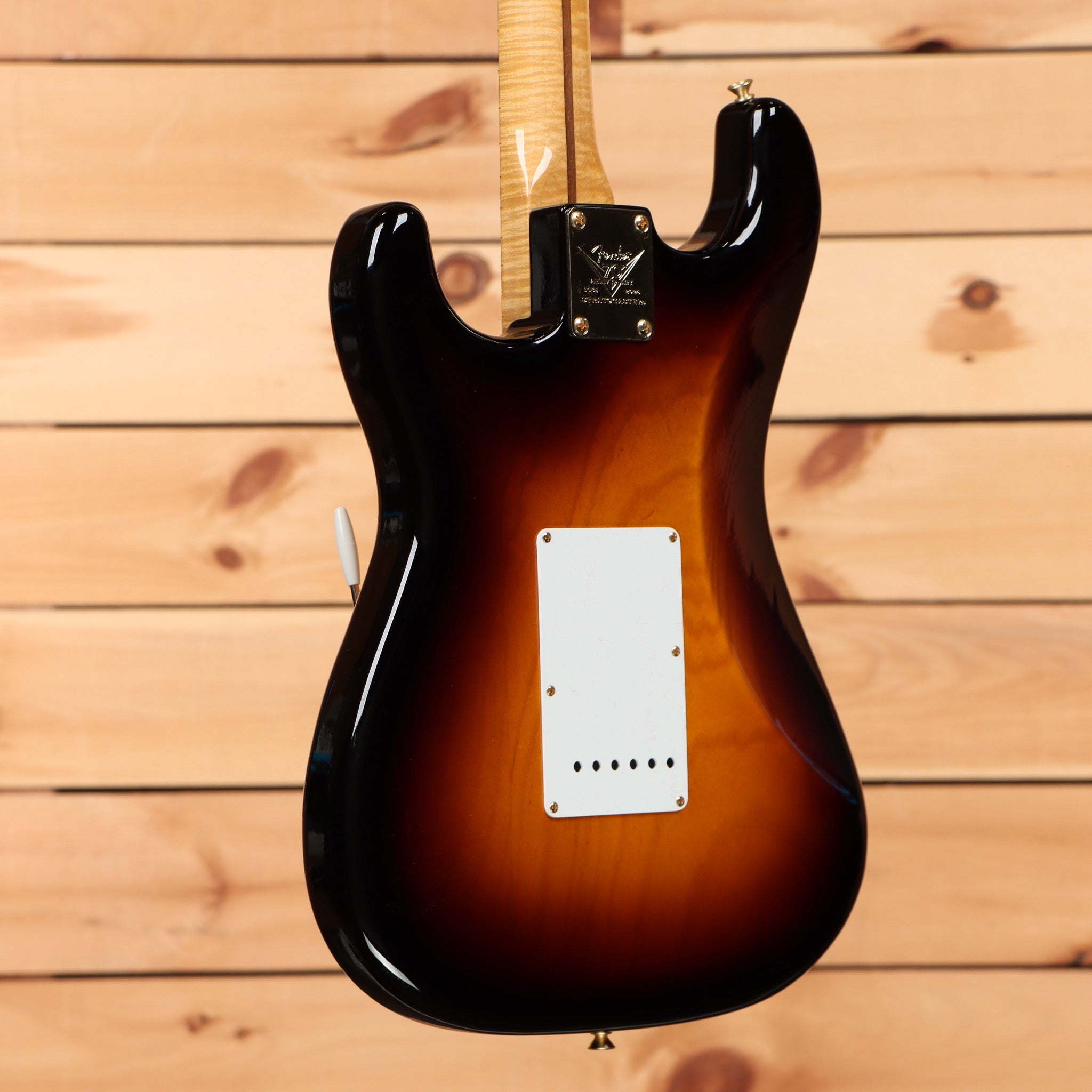 Fender Custom Shop David Brown Masterbuilt 1954 Stratocaster electric guitar 2-color sunburst relic with white pickguard