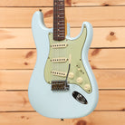 Fender Custom Shop Limited 1959 Special Stratocaster electric guitar super faded sonic blue with mint green pickguard and single-coil pickups