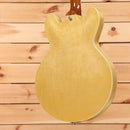 Gibson ES-330 semi-hollow electric guitar Antique Natural with white binding and wooden neck