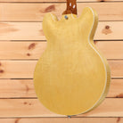 Gibson ES-330 semi-hollow electric guitar Antique Natural with white binding and wooden neck