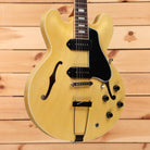 Gibson ES-330 semi-hollow body electric guitar antique natural with f-holes and black pickguard