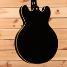 Gibson ES-335 semi-hollow electric guitar ultra-light aged ebony with cream binding pre-owned