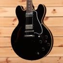 Pre-owned Gibson 1959 ES-335 semi-hollow electric guitar Ebony with dual humbuckers