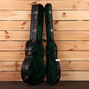 Boucher SG51V pre-owned electric guitar natural finish with green velvet-lined hard case