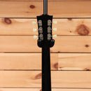 Pre-owned Gibson ES-335 semi-hollow body electric guitar Ebony aged finish with dual humbuckers and vintage tuners