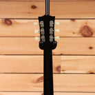 Pre-owned Gibson ES-335 semi-hollow body electric guitar Ebony aged finish with dual humbuckers and vintage tuners