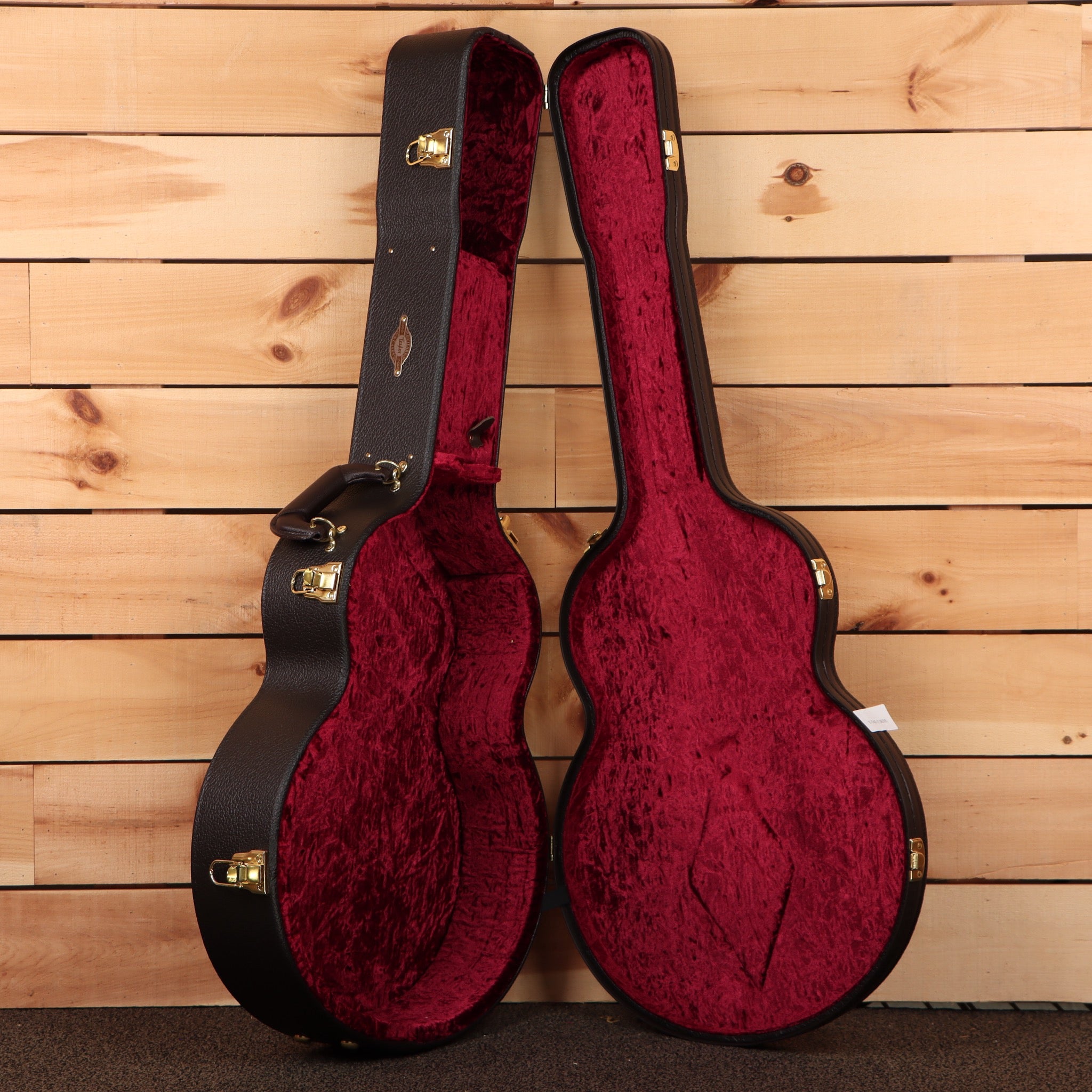 Taylor Legacy 815e natural acoustic guitar dreadnought with gold hardware and burgundy velvet case