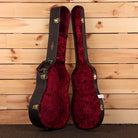 Taylor Legacy 810e acoustic guitar natural finish with burgundy velvet case and gold hardware