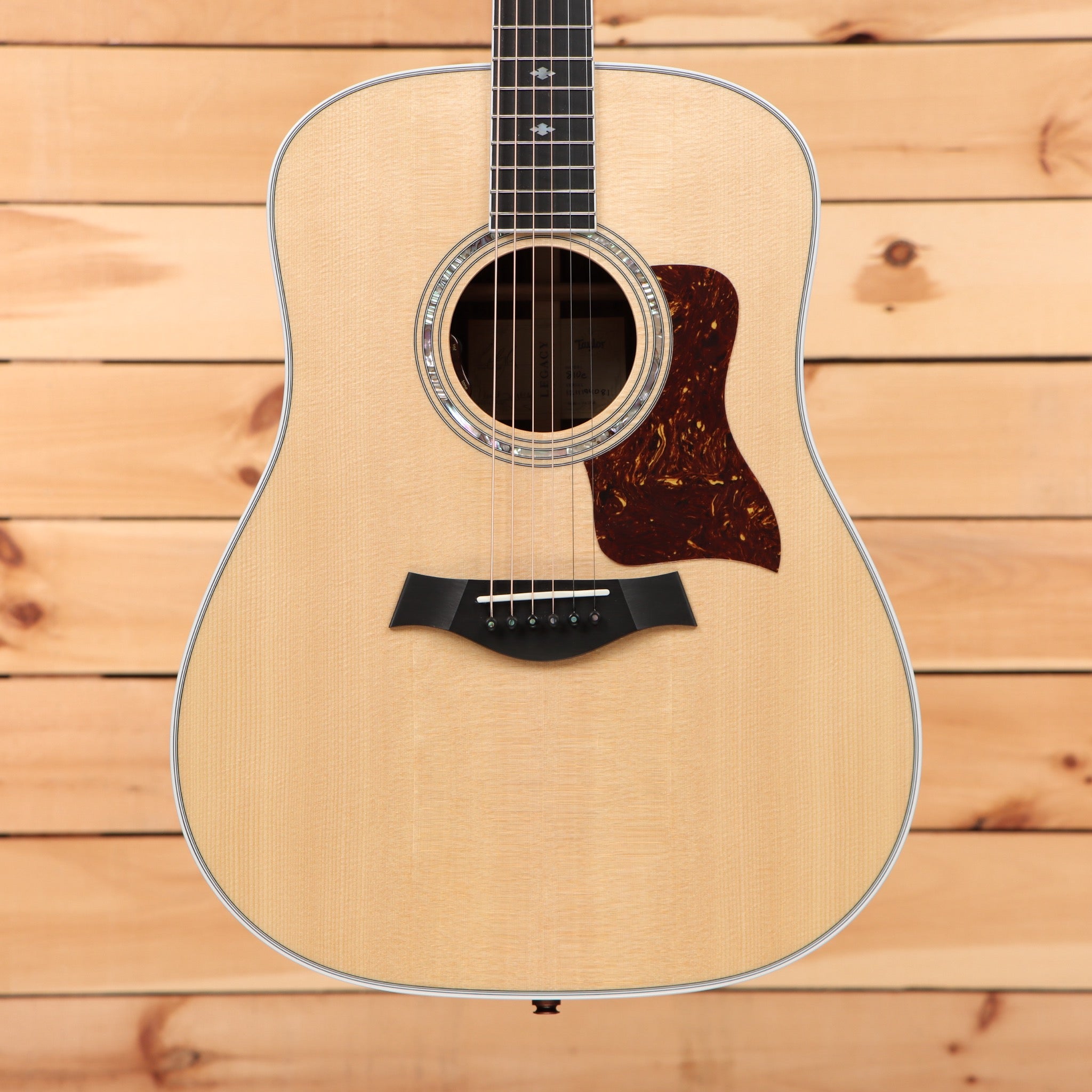 Taylor Legacy 810e dreadnought acoustic guitar natural finish tortoiseshell pickguard