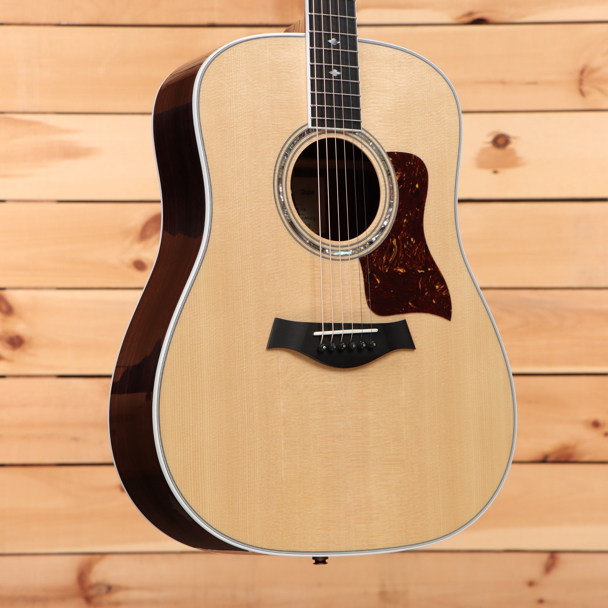 Taylor Legacy 810e dreadnought acoustic guitar natural finish with tortoiseshell pickguard