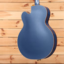 Gretsch Falcon hollowbody electric guitar Cerulean Smoke with Bigsby tremolo bridge