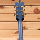 Gretsch Falcon hollowbody electric guitar Cerulean Smoke with Bigsby tremolo and gold tuning machines