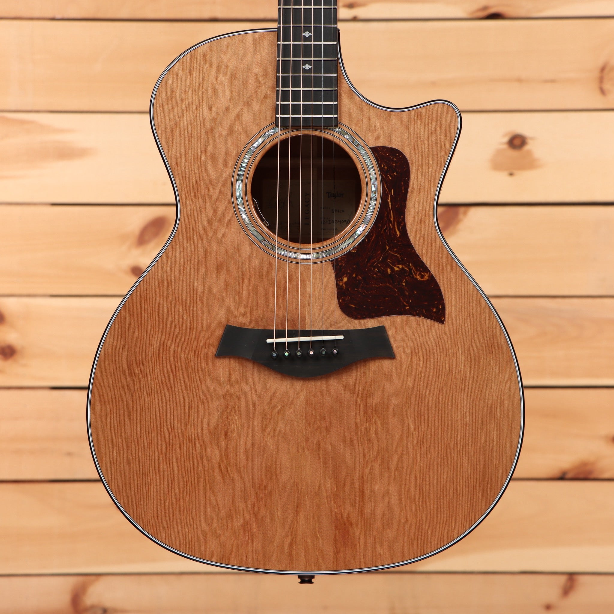 Taylor Legacy 514ce Grand Auditorium acoustic-electric guitar natural finish with venetian cutaway