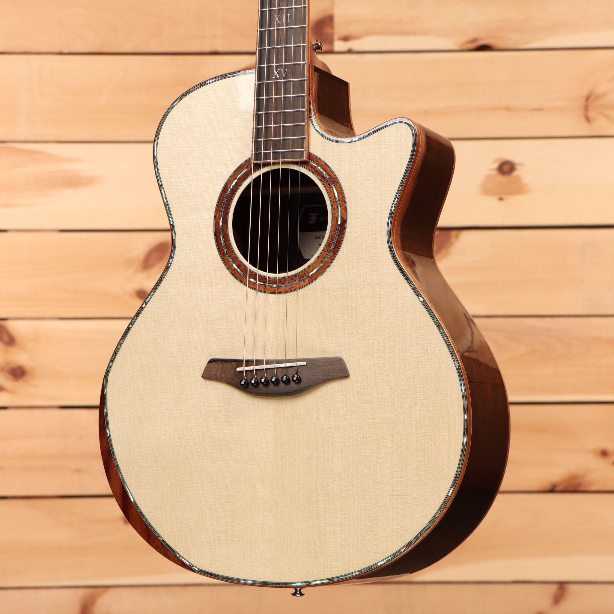 Furch Red DLX GC-LI acoustic guitar natural finish with venetian cutaway