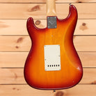 Fender Custom Shop Kyle McMillin Masterbuilt Stratocaster Journeyman Relic electric guitar Aged Cherry Sunburst with white pickguard