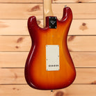 Fender Custom Shop Kyle McMillin Masterbuilt Stratocaster electric guitar Aged Cherry Sunburst with white pickguard