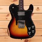Fender Custom Shop Limited 70s Telecaster Custom Relic 3-Color Sunburst electric guitar with dual humbucker pickups